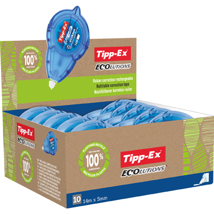 Tipp-Ex Korrekturroller "ecolutions Easy Refill", Display