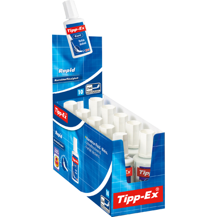 Tipp-Ex Korrekturflssigkeit "Rapid", wei, 25 ml, Display