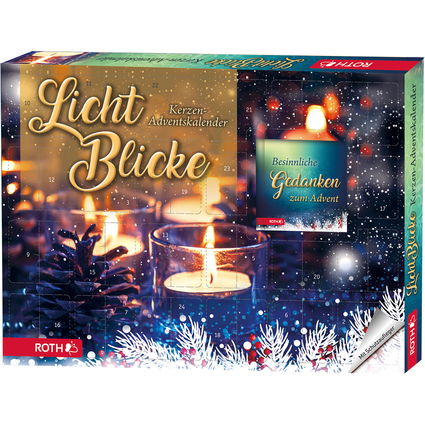 ROTH Kerzen-Adventskalender "Lichtblicke", bestckt