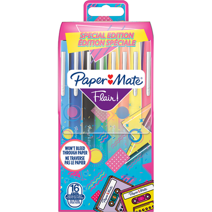 Paper:Mate Faserschreiber Flair RETRO, 16er Etui