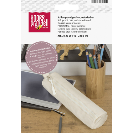 KNORR prandell Baumwoll-Schlamper-Etui, natur