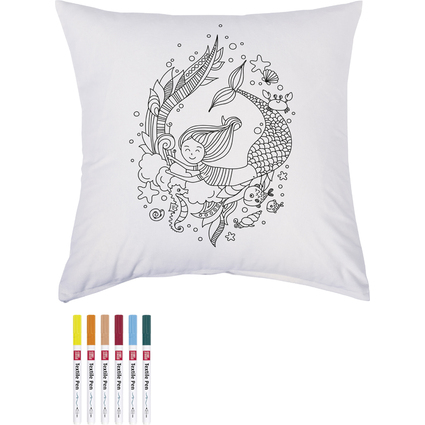 KNORR prandell Bastelset Textil Kissenhlle "Mermaid"