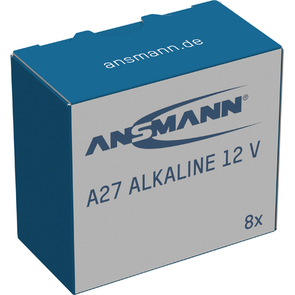 ANSMANN Alkaline Batterie A27/LR27, 12 Volt, 8er Pack