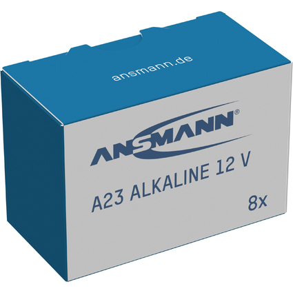 ANSMANN Alkaline Batterie A23/LR23, 12 Volt, 8er Pack