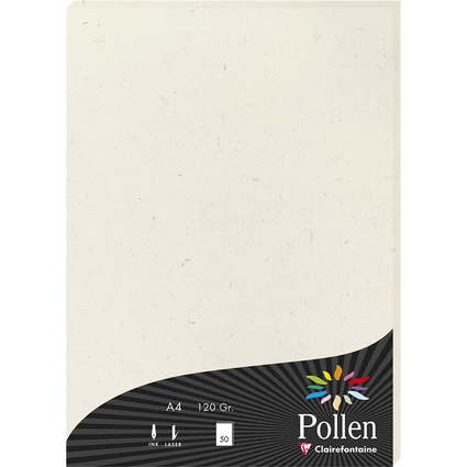 Pollen by Clairefontaine Papier Natura, DIN A4, 120 g/qm