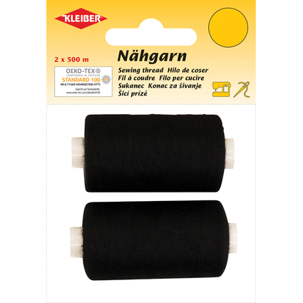 KLEIBER Nhgarn, 2er Set, schwarz