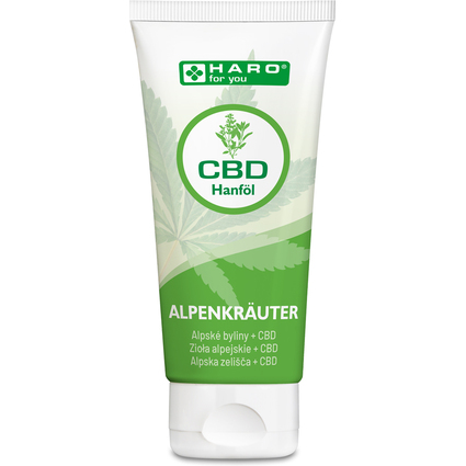 HARO CBD Alpenkrutergel, 100 ml Tube