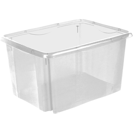 keeeper Aufbewahrungsbox "emil", 45 Liter, natur-transparent