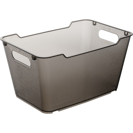 keeeper Aufbewahrungsbox "lotta", 6,0 Liter, crystal-grey