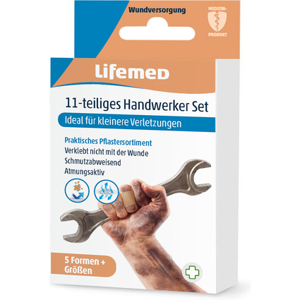 Lifemed Pflaster-Set "Handwerker", 11-teilig