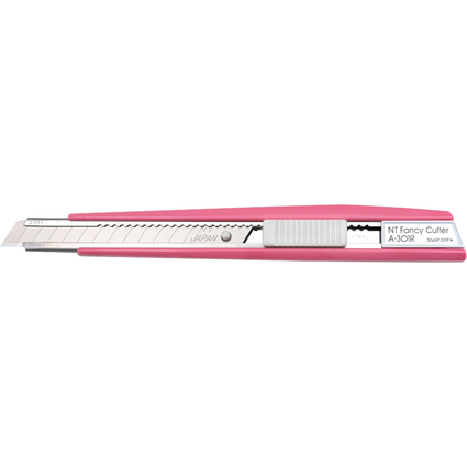 NT Cutter A-301RP, Kunststoff-Gehuse, 9 mm Klinge, pink