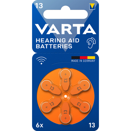 VARTA Hrgerte Knopfzelle "Hearing Aid Batteries" 13