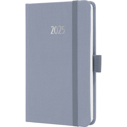 sigel Taschenkalender Jolie Feel 2025, Textil, A6, lila