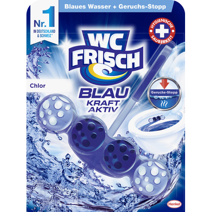 WC Frisch KRAFT AKTIV WC-Duftspler BLAU Chlor