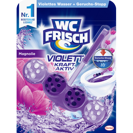 WC Frisch KRAFT AKTIV WC-Duftspler VIOLETT Magnolie