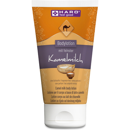 HARO Kamelmilch-Bodylotion ohne Duft, 150 ml Tube