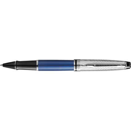 WATERMAN Tintenroller Expert Deluxe, metall - blau C.C.