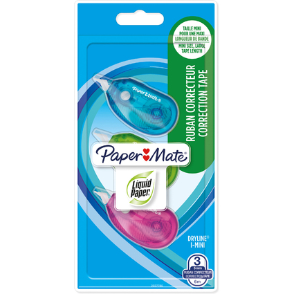 Paper:Mate Korrekturroller DRYLINE GRIP I-Mini, 3er Blister