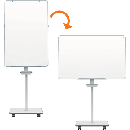 nobo Flipchart Mobil Move & Meet, magnethaftend, wei