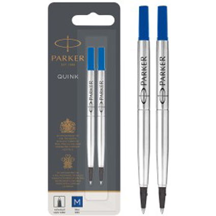 PARKER Rollerballmine QUINK, 0,7 mm, blau, 2er Blister