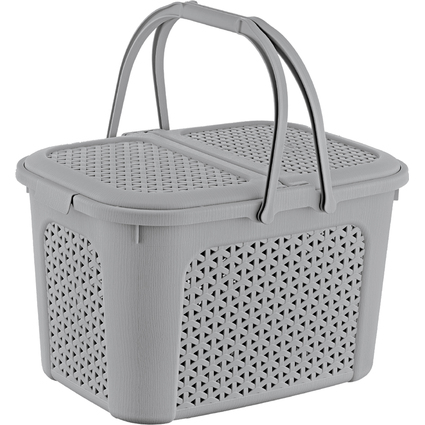 keeeper Picknick-Korb "inka", 28 Liter, nordic-grey