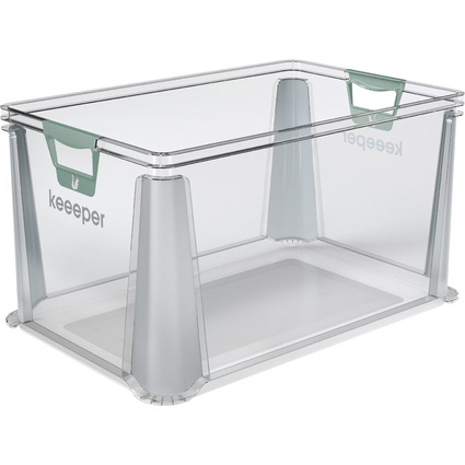 keeeper Aufbewahrungsbox "luis", 64 Liter, transparent