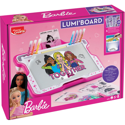 Maped Creativ LED-Leuchttisch/Zeichentisch LUMI BOARD Barbie