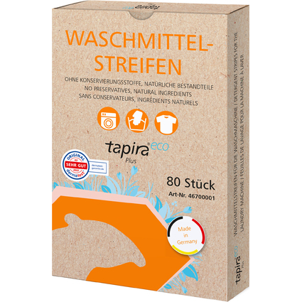 Tapira Waschmittelstreifen Plus eco, Kartonverpackung