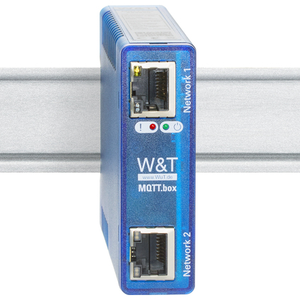 W&T MQTT.box, Kunststoff-Gehuse, blau