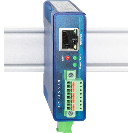 W&T Web-IO 4.0 Analog 0-10V, PoE, IP20, blau