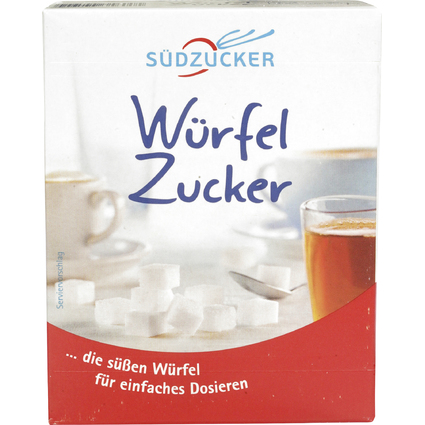 SDZCKER Wrfelzucker, 500 g Box