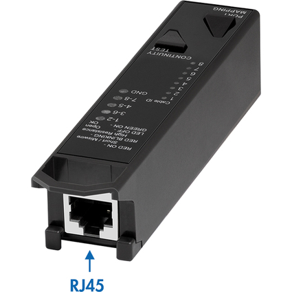 LogiLink Netzwerk-Kabeltester 3-in-1, schwarz