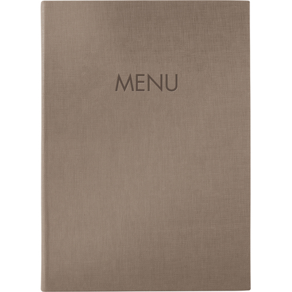 sigel Speisekarten-Mappe MENU, DIN A4, beige