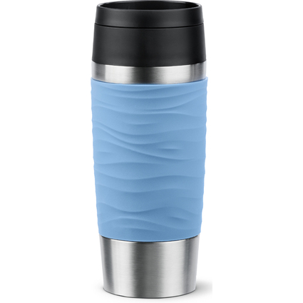 emsa Isolierbecher TRAVEL MUG Wave, 0,36 L., pastellblau