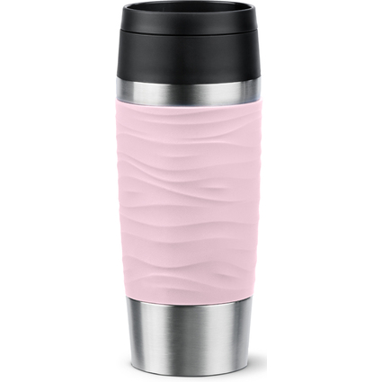 emsa Isolierbecher TRAVEL MUG Wave, 0,36 L., pastellrosa