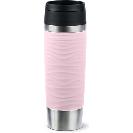 emsa Isolierbecher TRAVEL MUG Wave, 0,5 L., pastellrosa