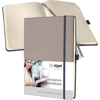 sigel Notizbuch Conceptum Design Casual, DIN A4, beige