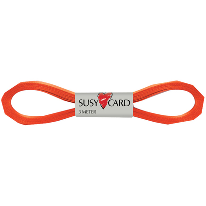 SUSY CARD Geschenkband "Easy", 6 mm x 3 m, orange