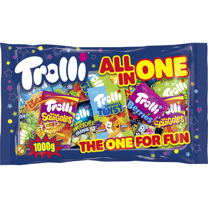 Trolli Fruchtgummi ALL IN ONE, 1 kg Beutel