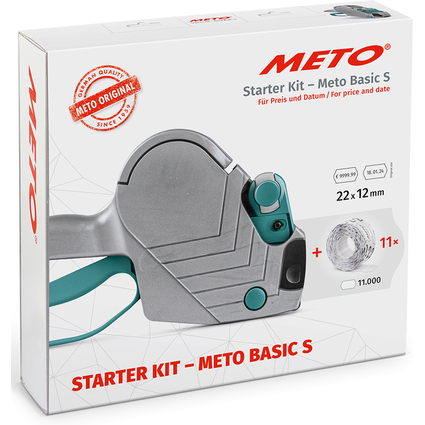 METO Preisauszeichner Basic S 822, Starter-Kit