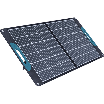 ANSMANN Solarpanel, 100 Watt, faltbar, schwarz/blau