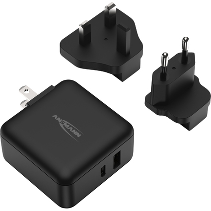 ANSMANN USB-Ladegert Travel Charger TC230PD, USB-A & USB-C