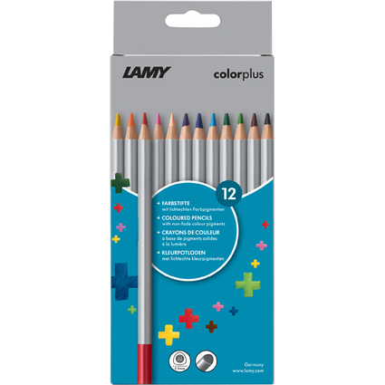 LAMY Dreikant-Buntstifte colorplus, 12er Kartonetui