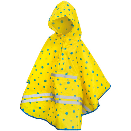 ROTH Kinder-Regenponcho ReflActions "Roar", gelb/blau