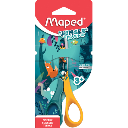 Maped Bastelschere JUNGLE fever VIVO, 120 mm,farbig sortiert