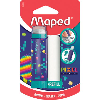 Maped Radierer PIXEL PARTY + Ersatzradierer, Blister