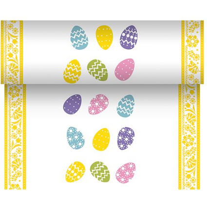 PAPSTAR Oster-Tischlufer "Coloured Eggs"