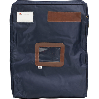 ALBA Banktasche "POCSOUGM" mit Dehnfalte, Polyester, blau