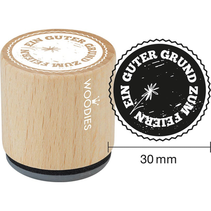 COLOP Motiv-Stempel Woodies "Guter Grund zum Feiern" I