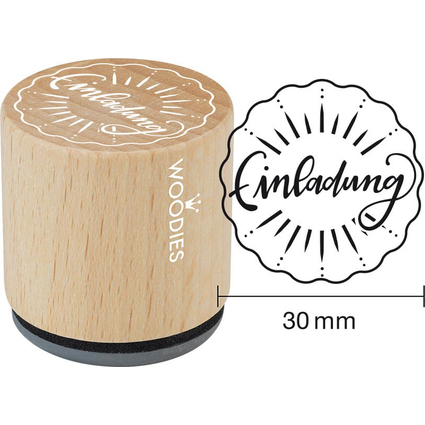 COLOP Motiv-Stempel Woodies "Einladung" II